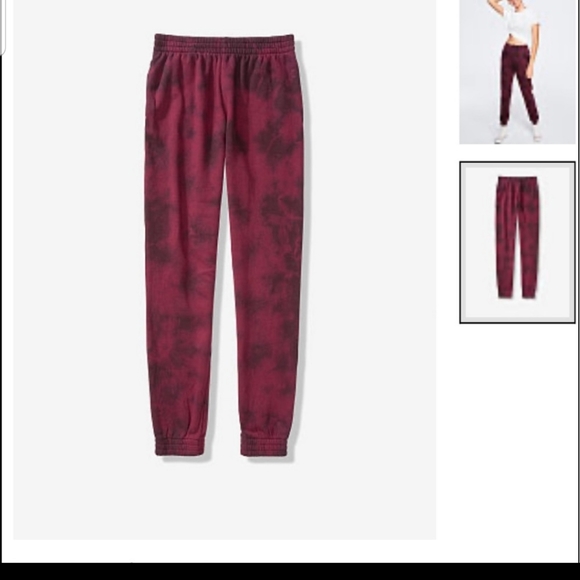 ❤ NWT VS PINK CAMPUS JOGGER SWEATS TIE DYE - Picture 6 of 8